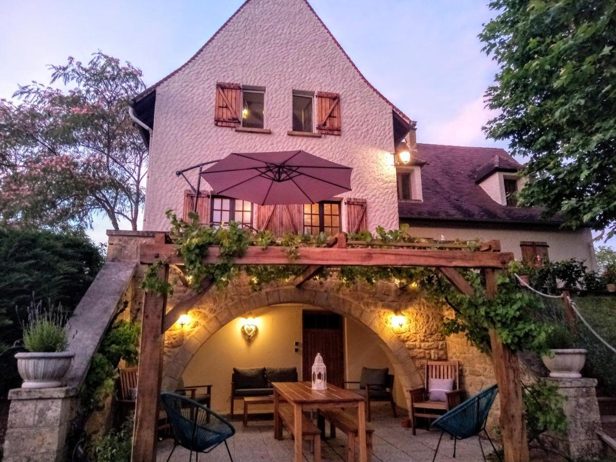 Au Soleil Couchant Saint-Julien-de-Lampon Exteriér fotografie